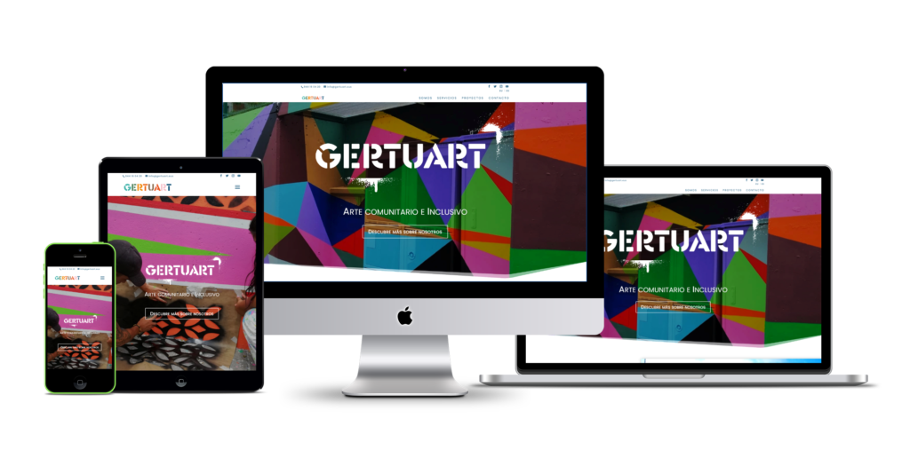 GertuArt proyecto de arte comunitario e inclusivo con recuperaciones del paisaje urbano. Realizada mediante nuestro servicio de Outsourcing.