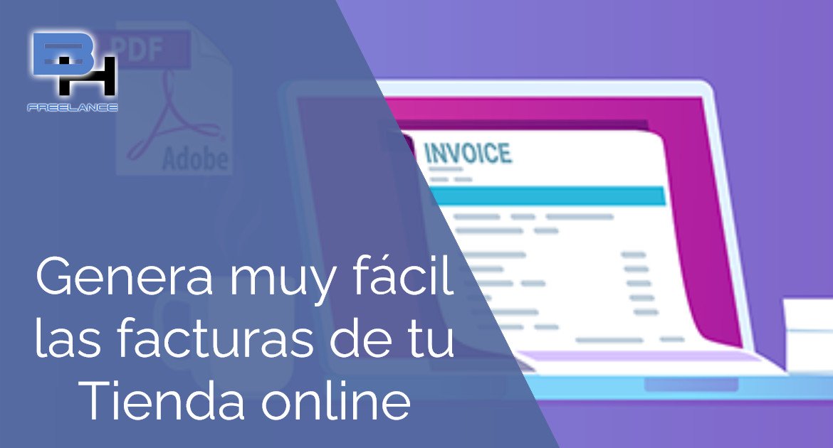 Genera facturas en tu tienda online con WooCommerce de forma automática. Cada vez que se efectue un pedido confirmado se crea su factura.