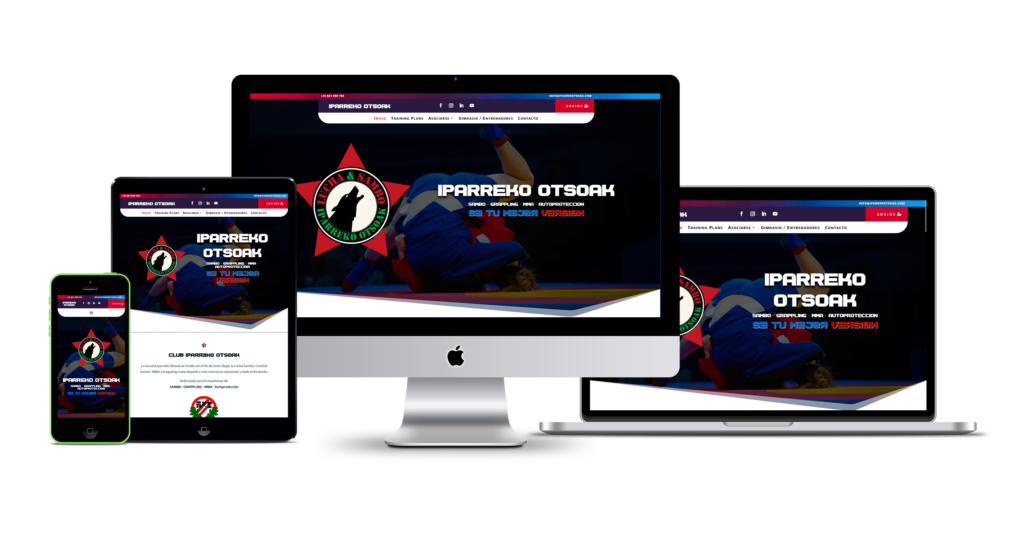 Web de Iparreko Otsoak (Tienda Online). Hemos hecho uso del plugin MemberPress entre otros para lograr su objetivo, además diseño web único.